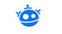 robot on a button